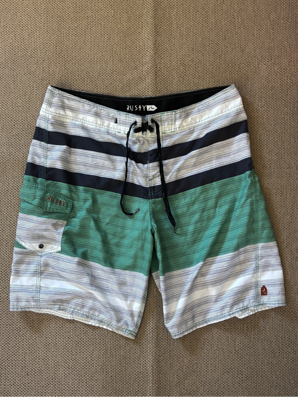 Y2K Rusty Board Shorts